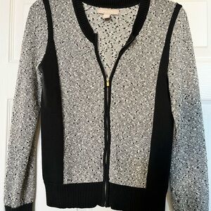 Banana Republic Black and Gray Cardigan